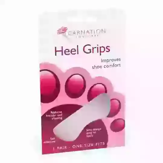 Carnation Heel Grips, 1 Pair